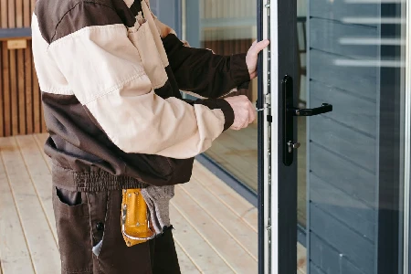 Cleaning And Polishing Glass Door Installation in Brent, FL